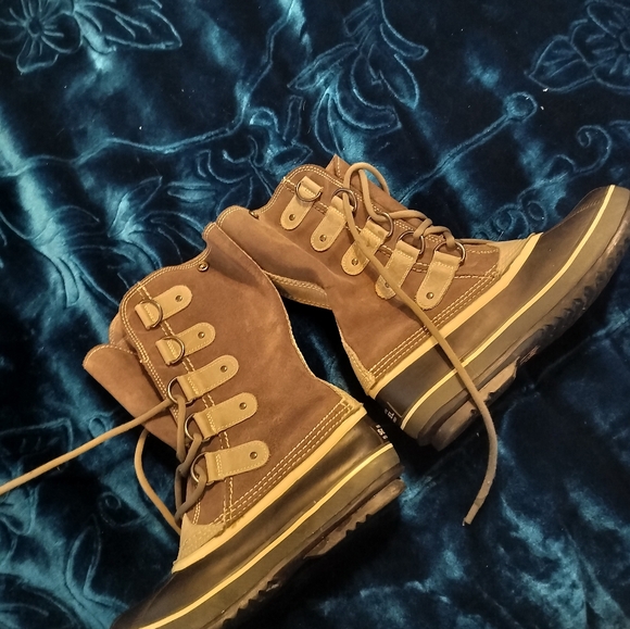 EUC Sorel waterproof boots grey size 6.5 as is - Picture 8 of 11